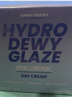 Hydro Dewy Glaze Hyaluronic Day Cream 1.69 Fl Ounces - New